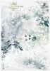 Zestaw kreatywny na papierze ryżowym - kraina lodowej porcelany*Creative set on rice paper - The world of ice porcelain